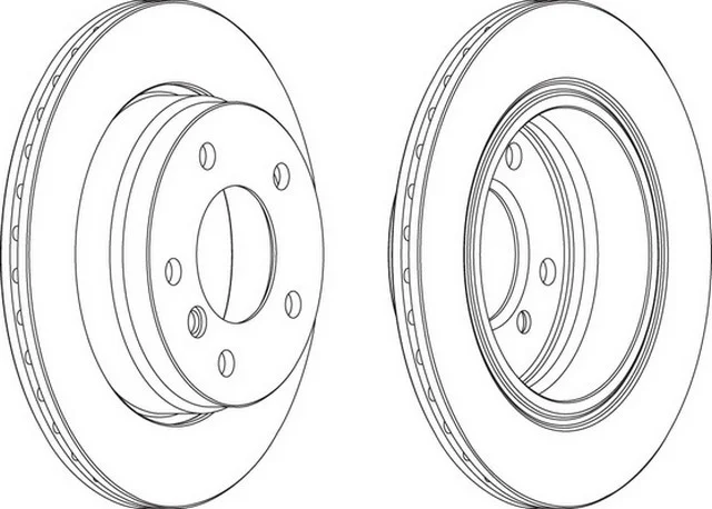 BMW ARKA HAVALI DİSK E36 E46 TK OEM 34211165211-34216864903	 - 1